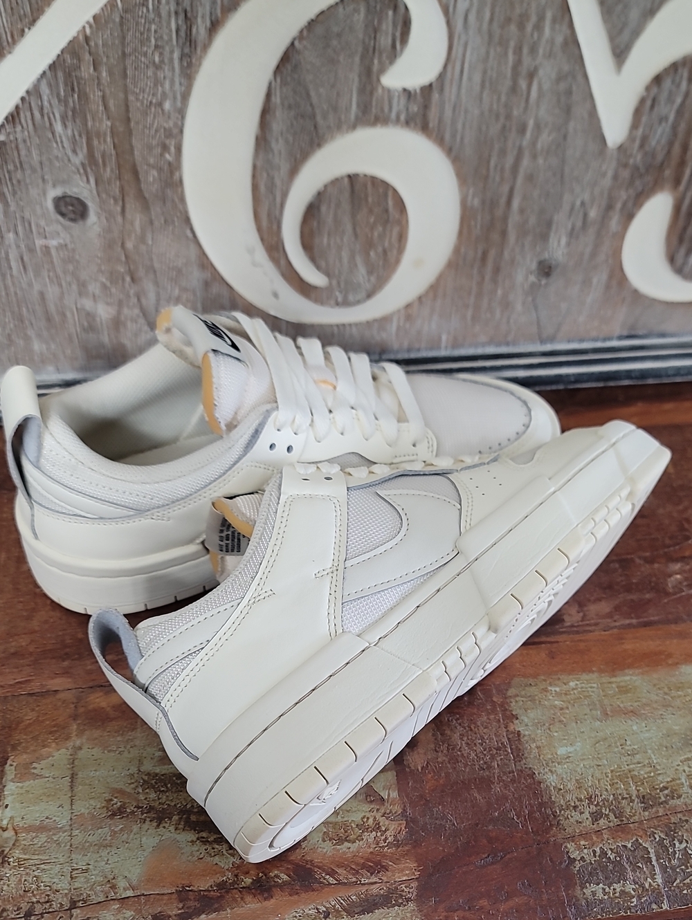 🔥 Nike Dunk Low Disrupt "Coconut Milk" Like New Wmns 8.5 Fast Shipping - Picture 14 of 15